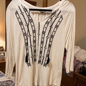 Ladies peasant top, worn once